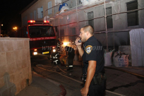 بالصور: حريق داخل ورشة بناء في حي العجمي بمدينة يافا 